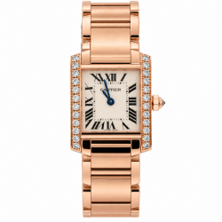 Cartier Tank Francaise 18K Rose Gold WE10456H-2793 Watch